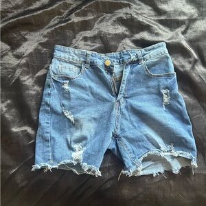 Denim shorts